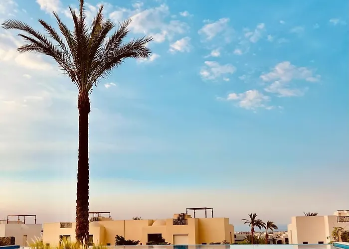 Makadi Heights Luxury 1-br App With Garden & Lagoon View شقة الغردقة