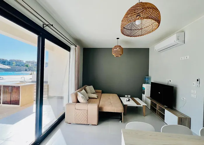 شقة Makadi Heights Luxury 1-br App With Garden & Lagoon View *